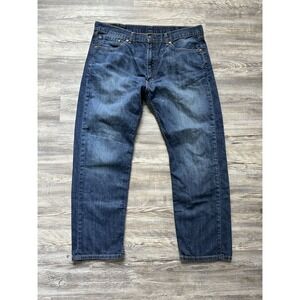Levi's Men's Slim Straight Jeans - Dark Blue